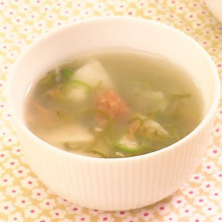 食べるねばねば梅スープ