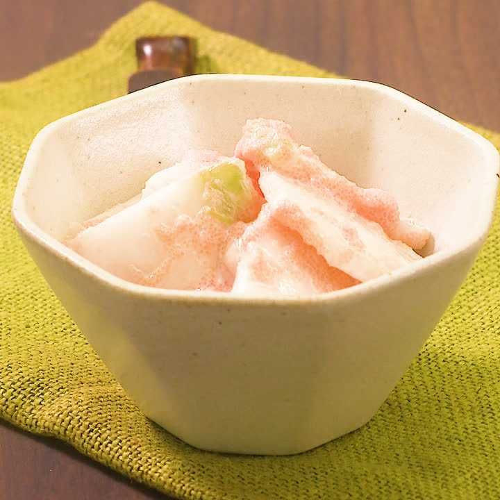 かぶのたらこクリーム和え