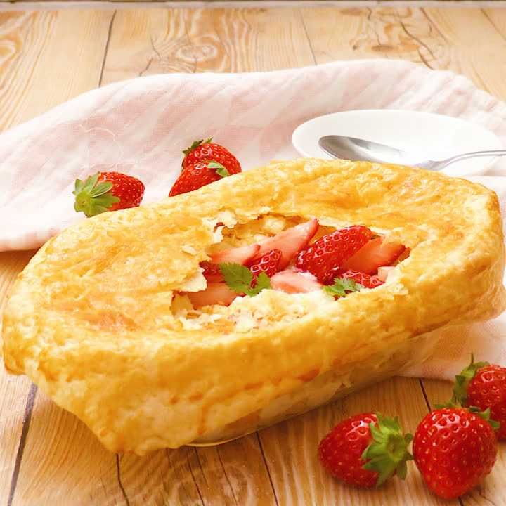 いちごのスコップミルフィーユ