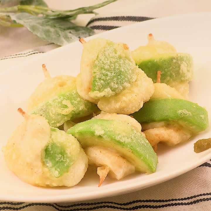 アボカドのホタテサンド天ぷら