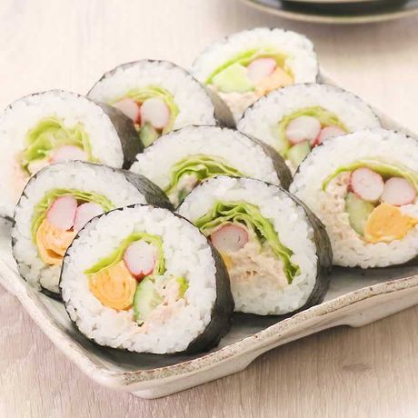 野菜もとれちゃう サラダ巻き寿司のレシピ動画 作り方 Delish Kitchen