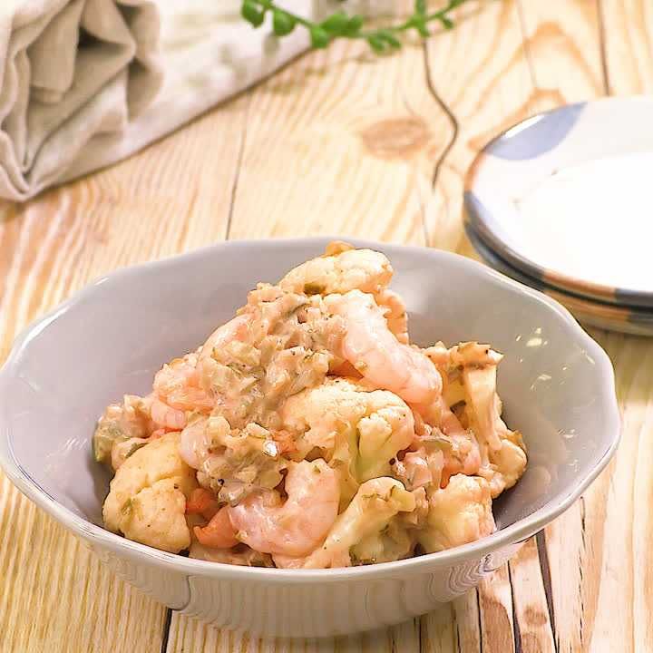 カリフラワーのオーロラピクルス和え