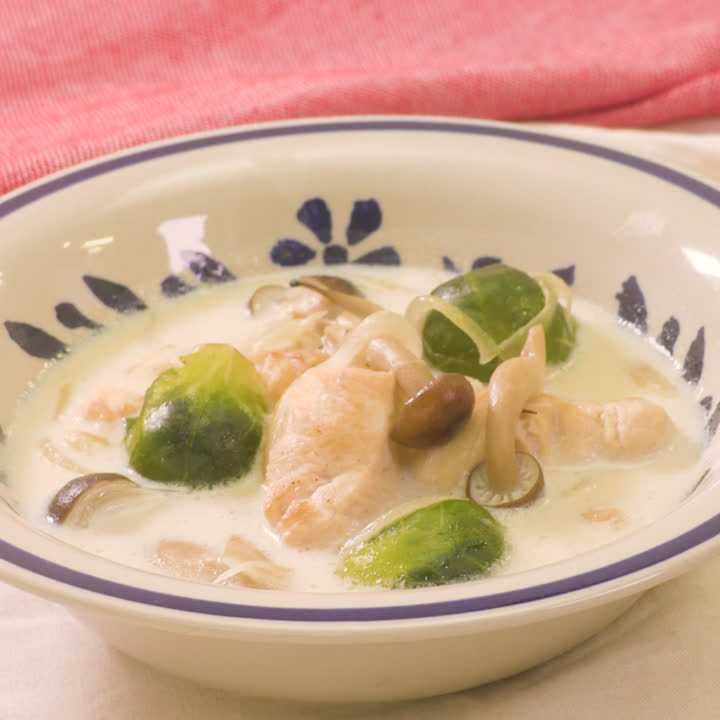 芽キャベツのミルクスープ