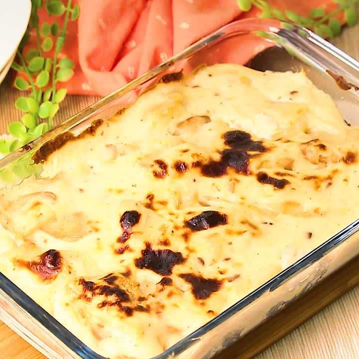 じゃがいもとアンチョビのドリア