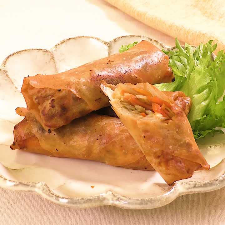 ごぼうのチーズきんぴら春巻き