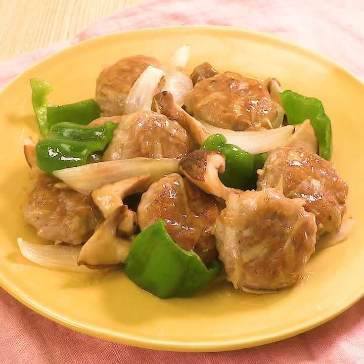 ごぼうたっぷり肉団子の甘酢あん