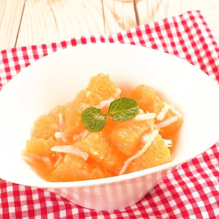 オレンジのハニージンジャーマリネ