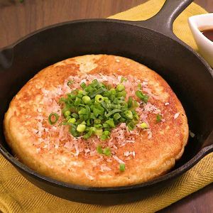 「山芋鉄板焼き」のレシピ動画