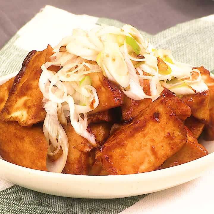 厚揚げのBBQ焼き