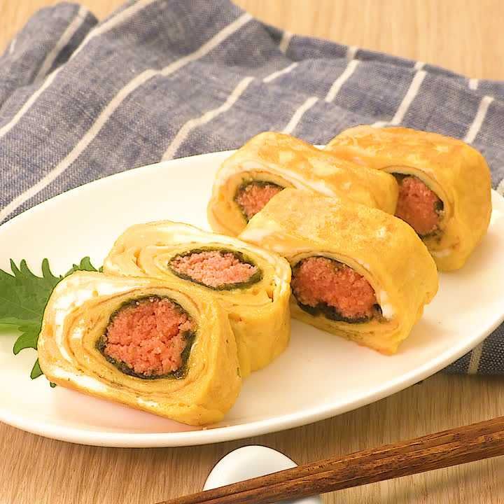 明太子と海苔の卵焼き