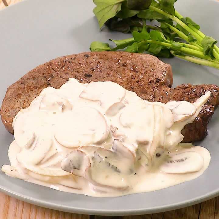 濃厚ソースと相性抜群！ 牛ヒレステーキのマッシュルームソースのレシピ動画・作り方 DELISH KITCHEN