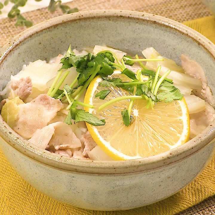 塩レモンスープごはん