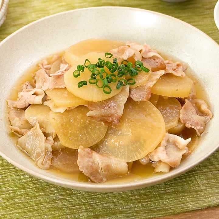 大根×お肉の簡単おかず