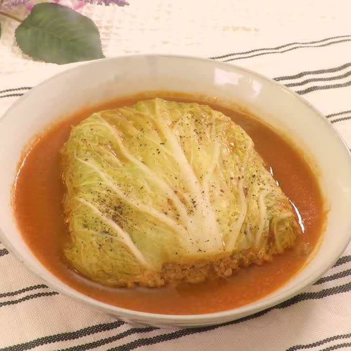 白菜と豚肉のカレー蒸し