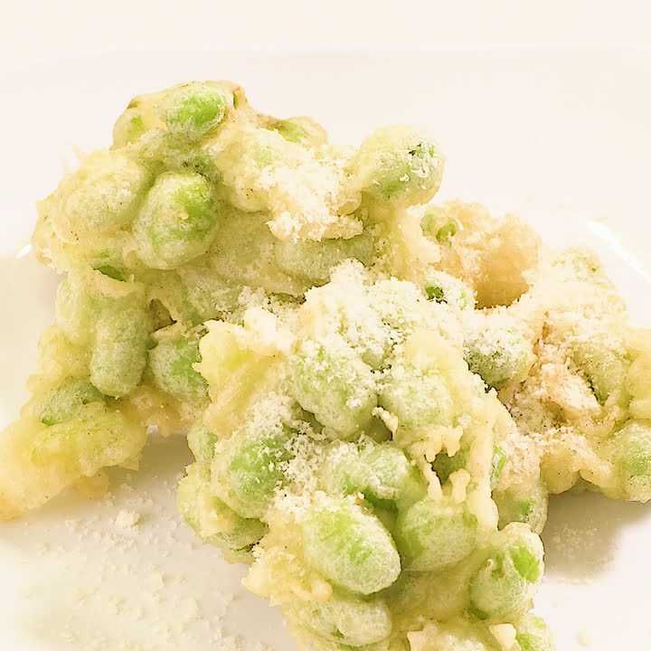 枝豆の洋風かき揚げ