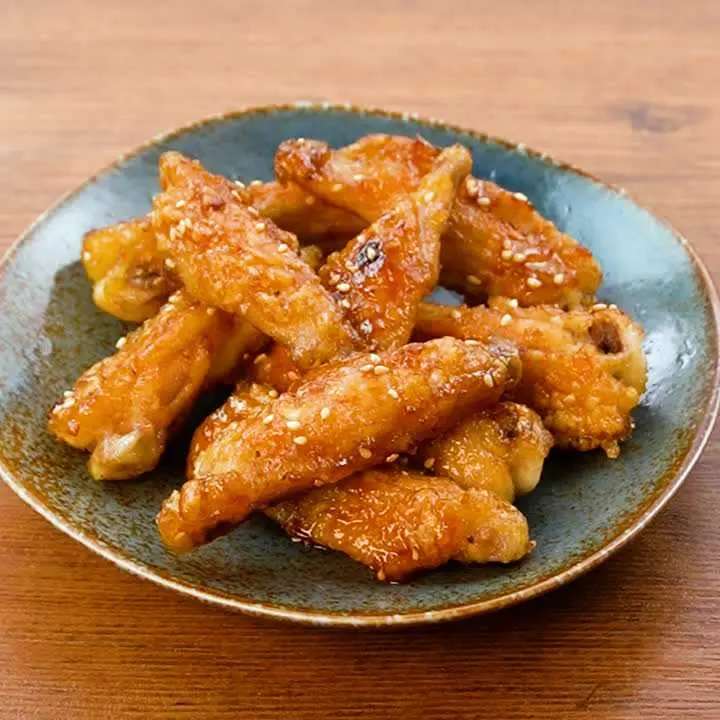 手羽中の甘辛ごま焼き