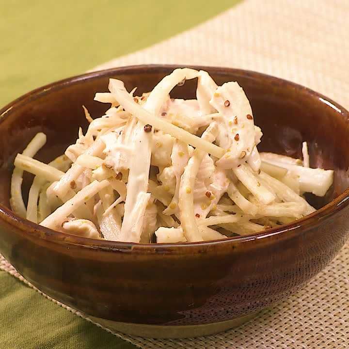 ごぼうのマヨマスタードサラダ