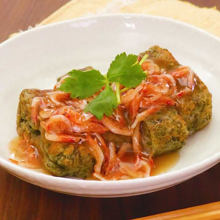 桜海老あんで上品に のりしお角いももちのレシピ動画 作り方 Delish Kitchen 桜海老あんで上品に のりしお角いももちのレシピ動画 作り方 Delish Kitchen