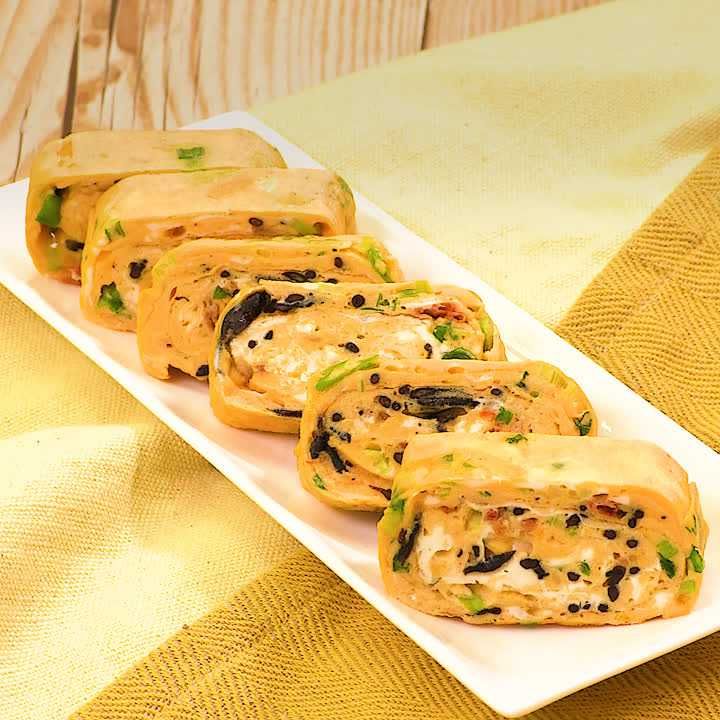 ひじきの厚焼き卵