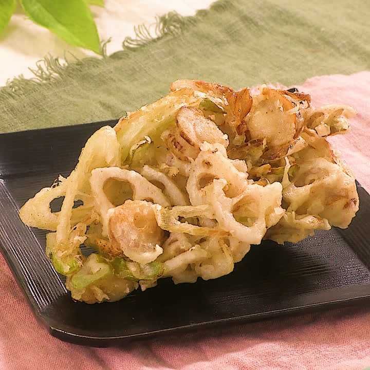 ホタテのかき揚げ