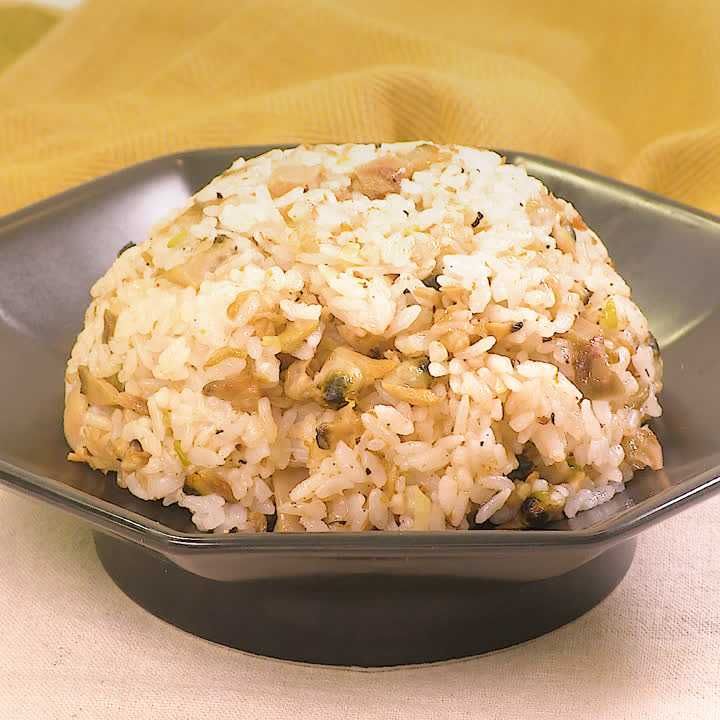あさりとザーサイの炒飯