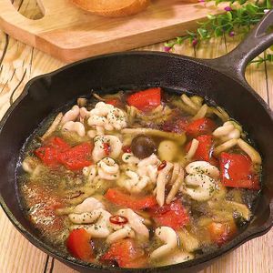 「たらの白子のアヒージョ」のレシピ動画