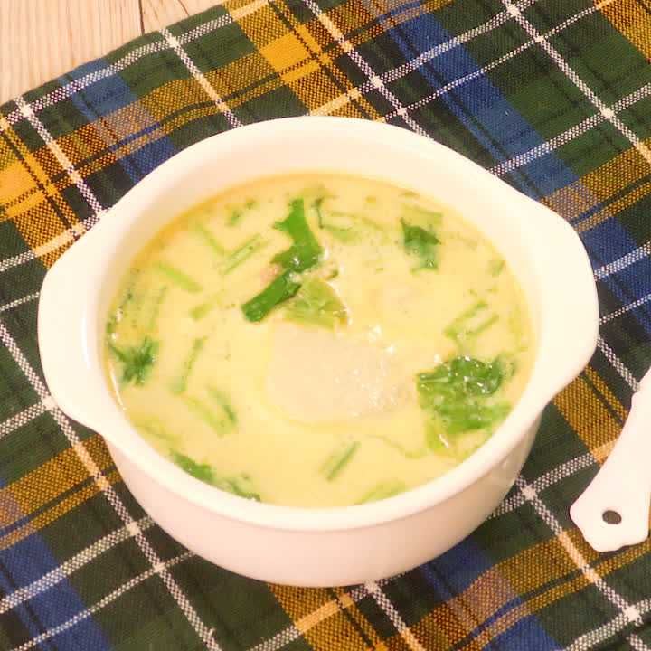 かぶのカレークリームスープ