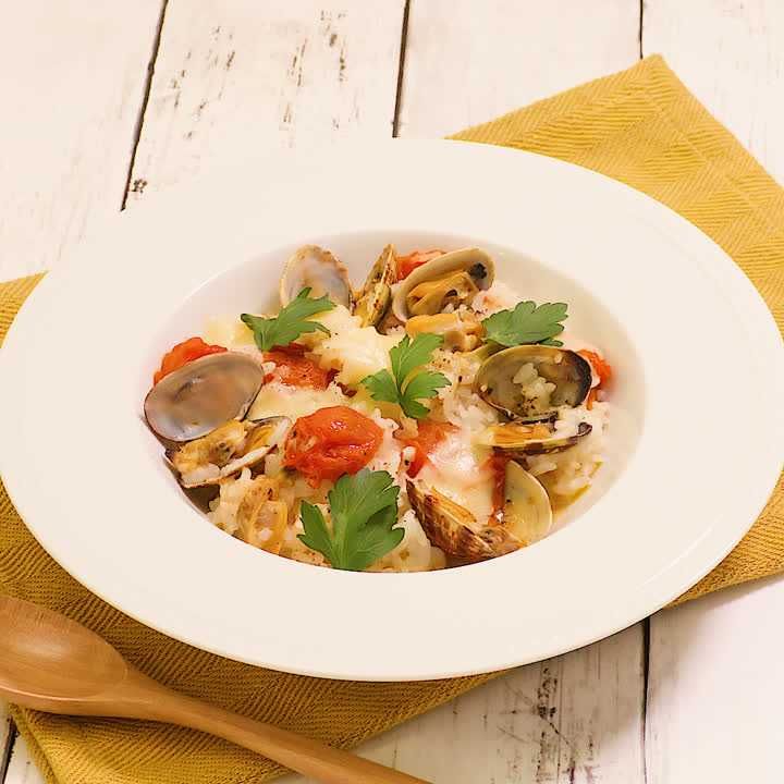 あさりのイタリアン雑炊