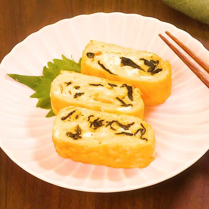 海苔入り簡単たまご焼き