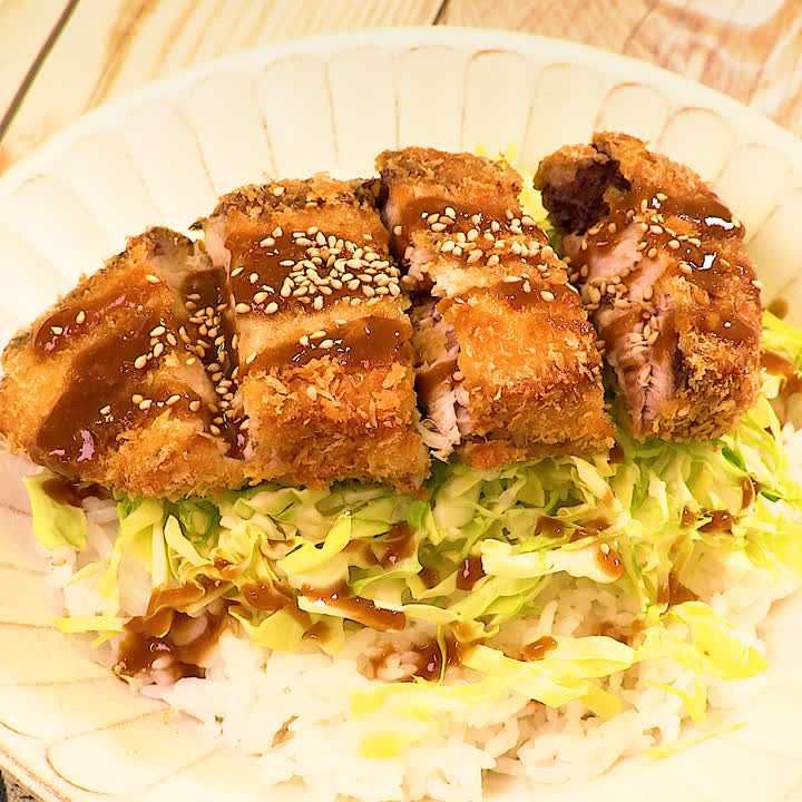 ぶりの味噌カツ丼