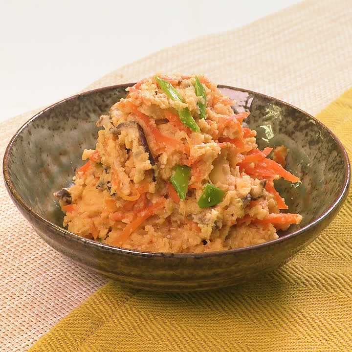 おからのピリ辛炒り煮