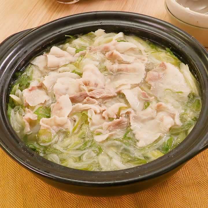 豚とねぎのしゃぶしゃぶ