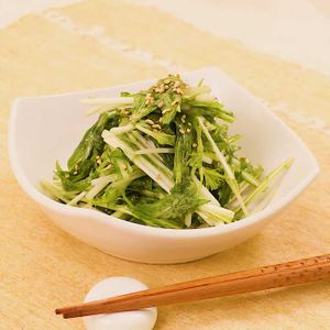 「水菜の柚子胡椒和え」のレシピ動画
