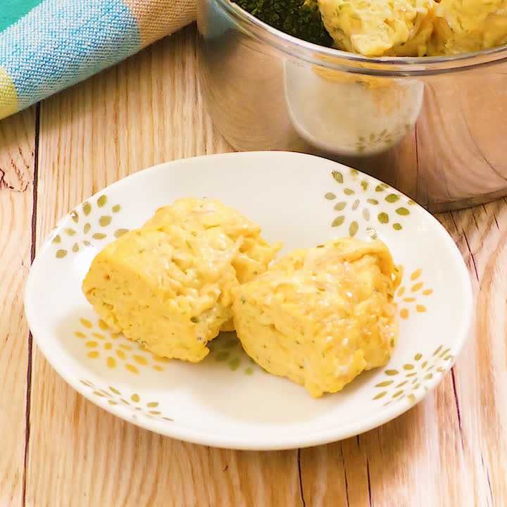 卵1個で作る！巻かない卵焼き