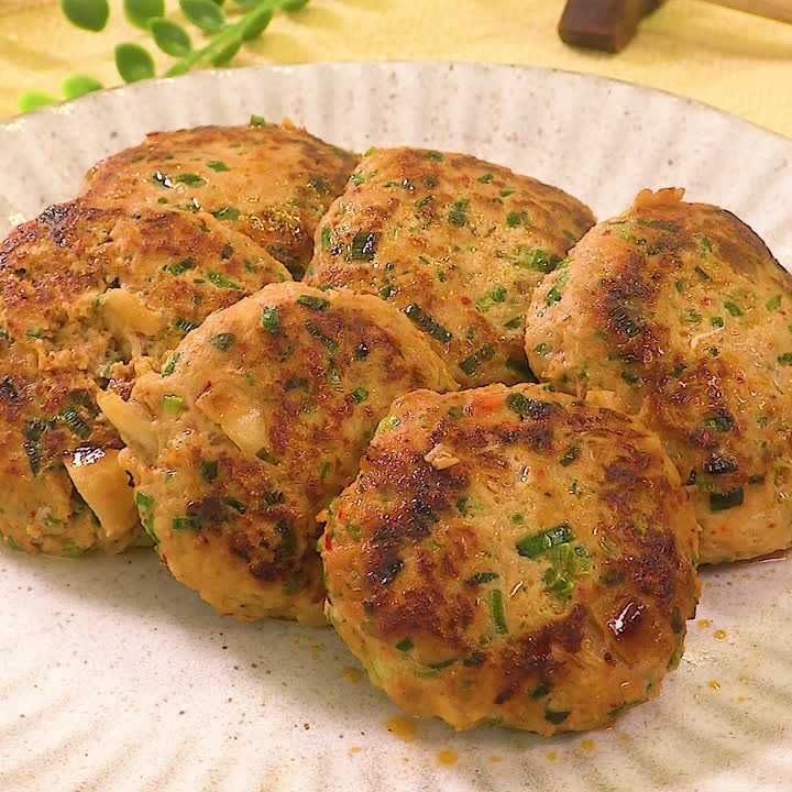 ニラたっぷり！韓国風ハンバーグ