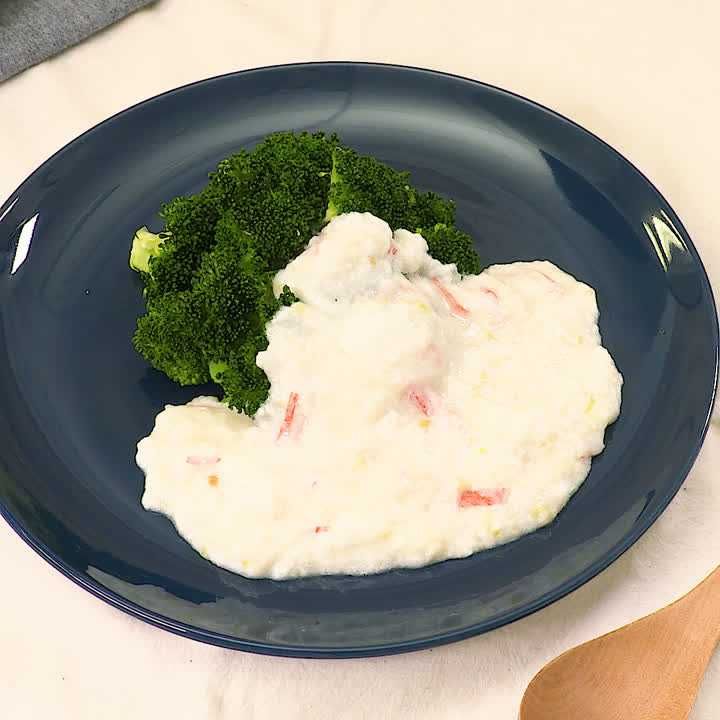 ブロッコリーの淡雪あん