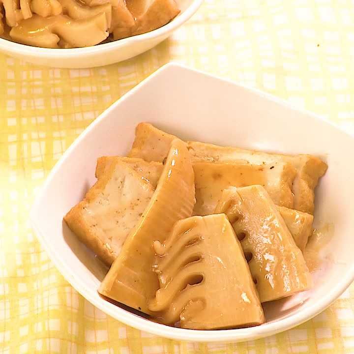 たけのこと厚揚げの中華煮