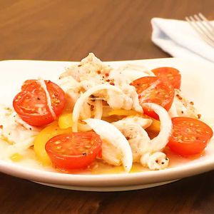 「チキンソテーとトマトのマスタードマリネ」のレシピ動画