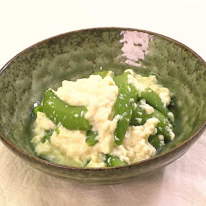 スナップエンドウの白あえ