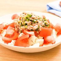 切ってあえるだけ トマトと豆腐のツナ塩サラダのレビュー Delish Kitchen