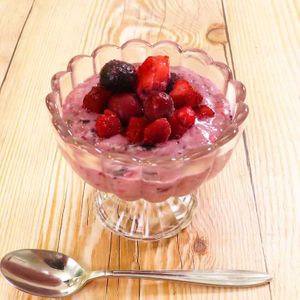 ミックスベリーのお手軽アイスクリーム