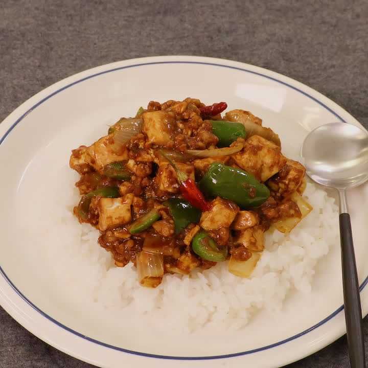 豆腐のヘルシーキーマカレー