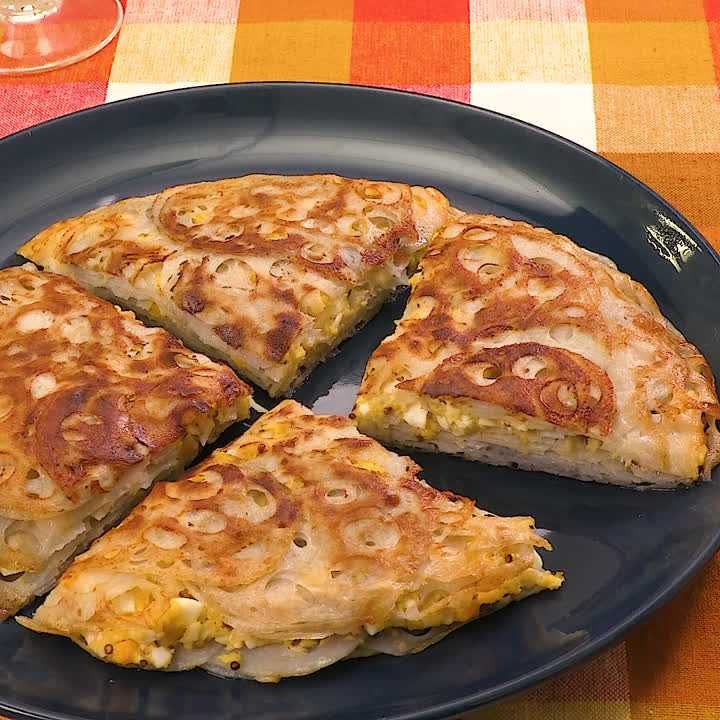 れんこんのタルタルサンドガレット