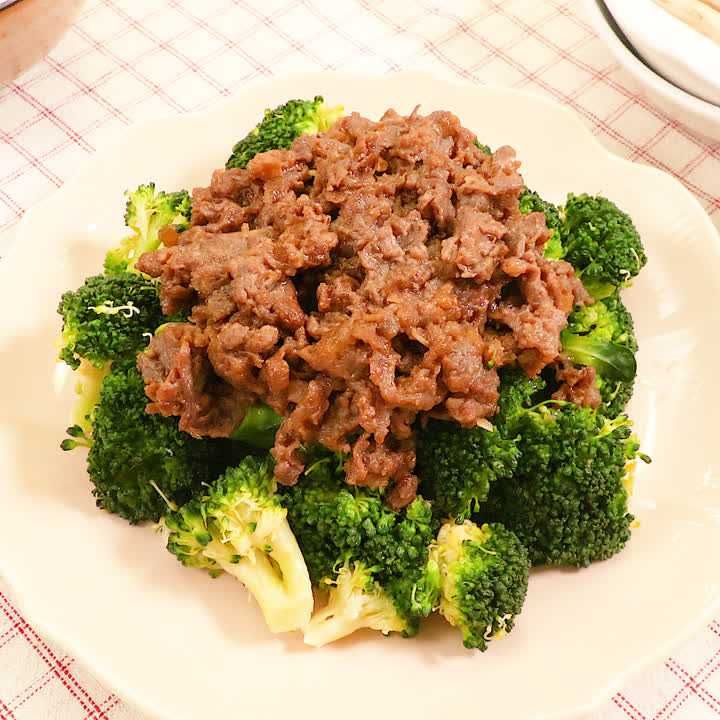 肉みそブロッコリー