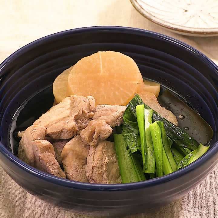 大根と豚の甘辛煮