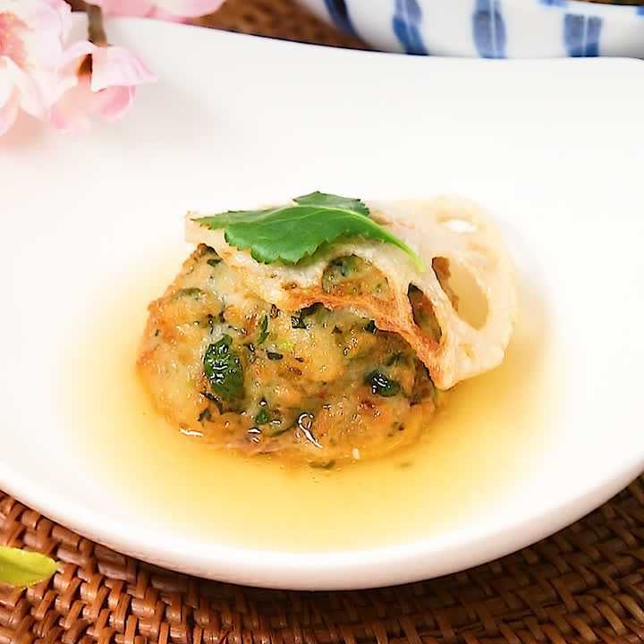 三つ葉入りれんこんまんじゅう