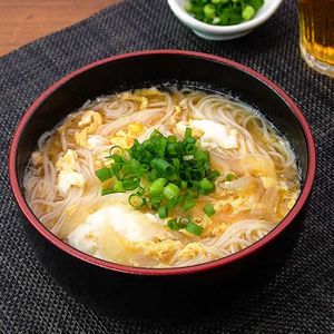 「かきたまにゅうめん」のレシピ動画
