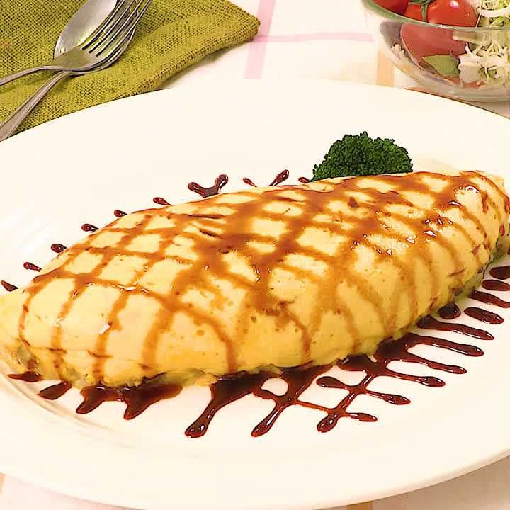 創真のカレーリゾットオムライス