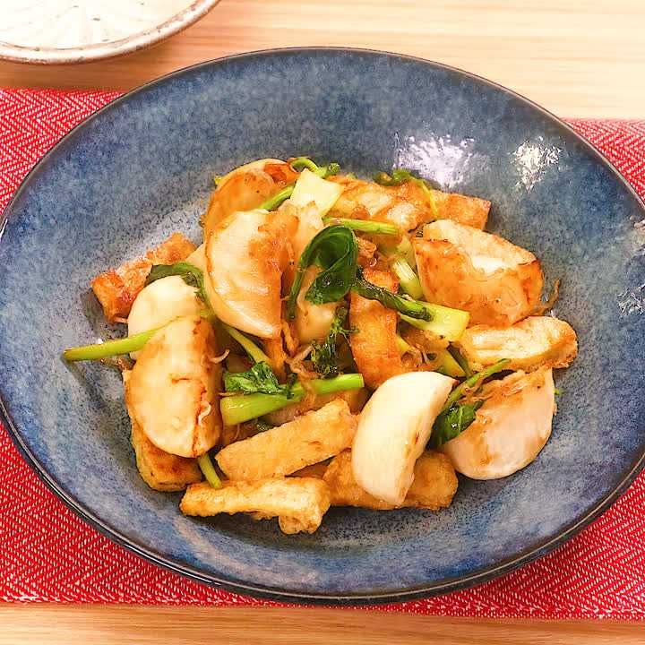 かぶのオイスター炒め