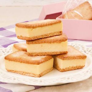「クッキーチーズケーキサンド」のレシピ動画